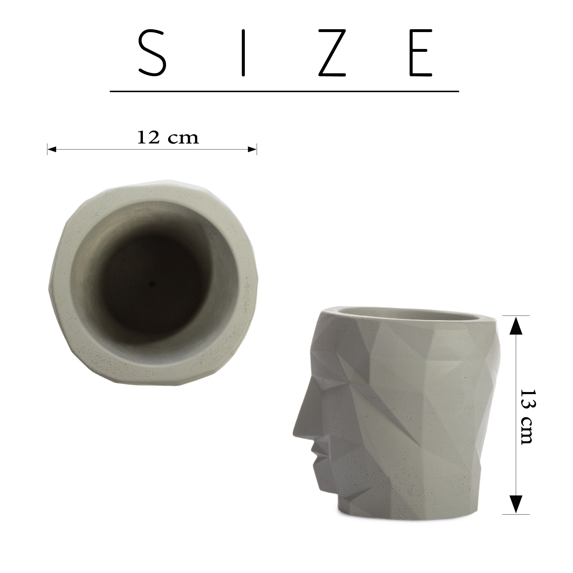 گلدان سنگی آیرون من طرح dco45