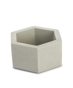 گلدان سنگی 6 ضلعی کوچک طرح dco9