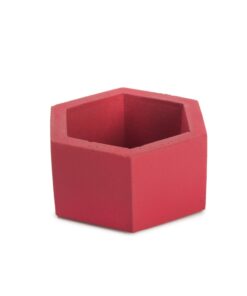 گلدان سنگی 6 ضلعی کوچک طرح dco9