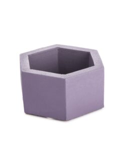 گلدان سنگی 6 ضلعی کوچک طرح dco9