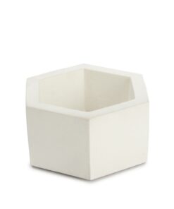 گلدان سنگی 6 ضلعی کوچک طرح dco9