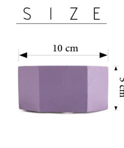 گلدان سنگی 6 ضلعی کوچک طرح dco9