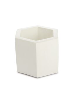 گلدان سنگی 6 ضلعی متوسط طرح dco18