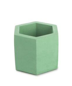 گلدان سنگی 6 ضلعی متوسط طرح dco18