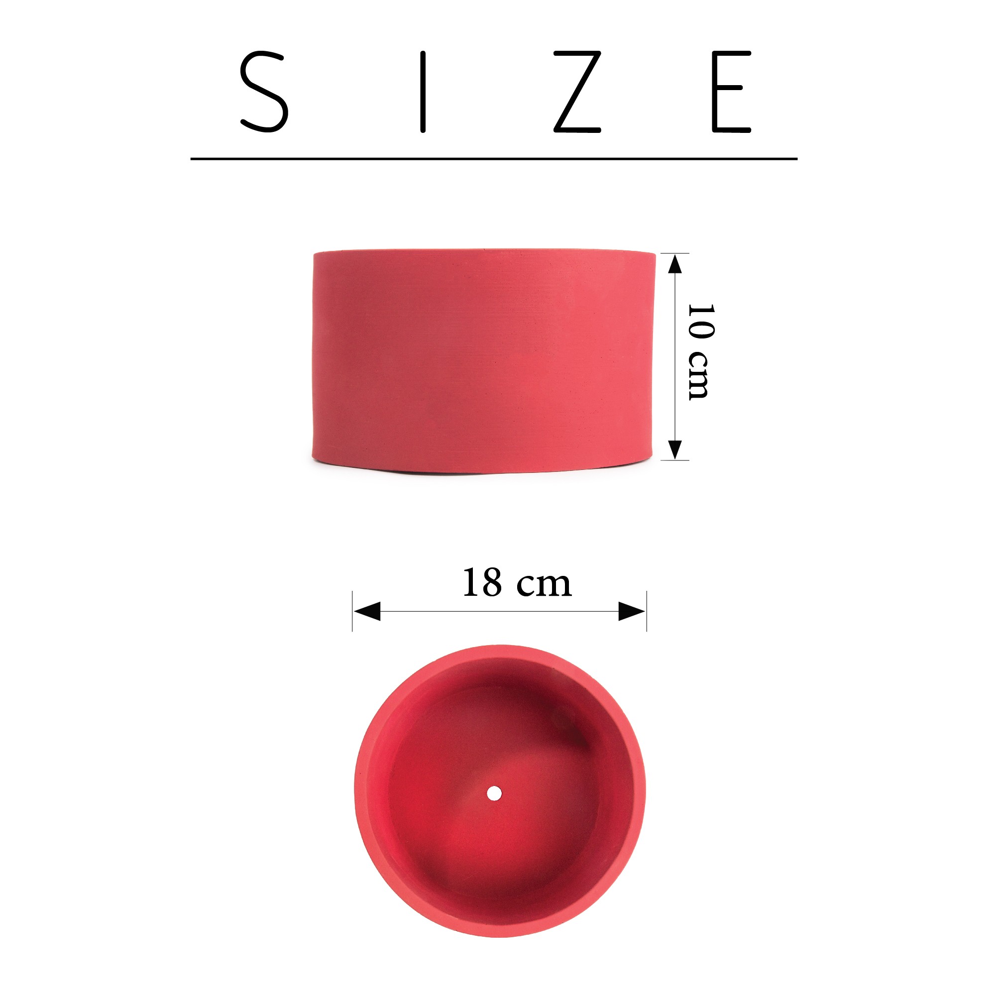 گلدان استوانه ای سنگی دکوسیتی مدلDco86 S