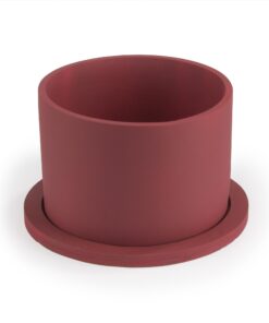 گلدان و زیر گلدانی استوانه ای دکوسیتی مدل Dco87