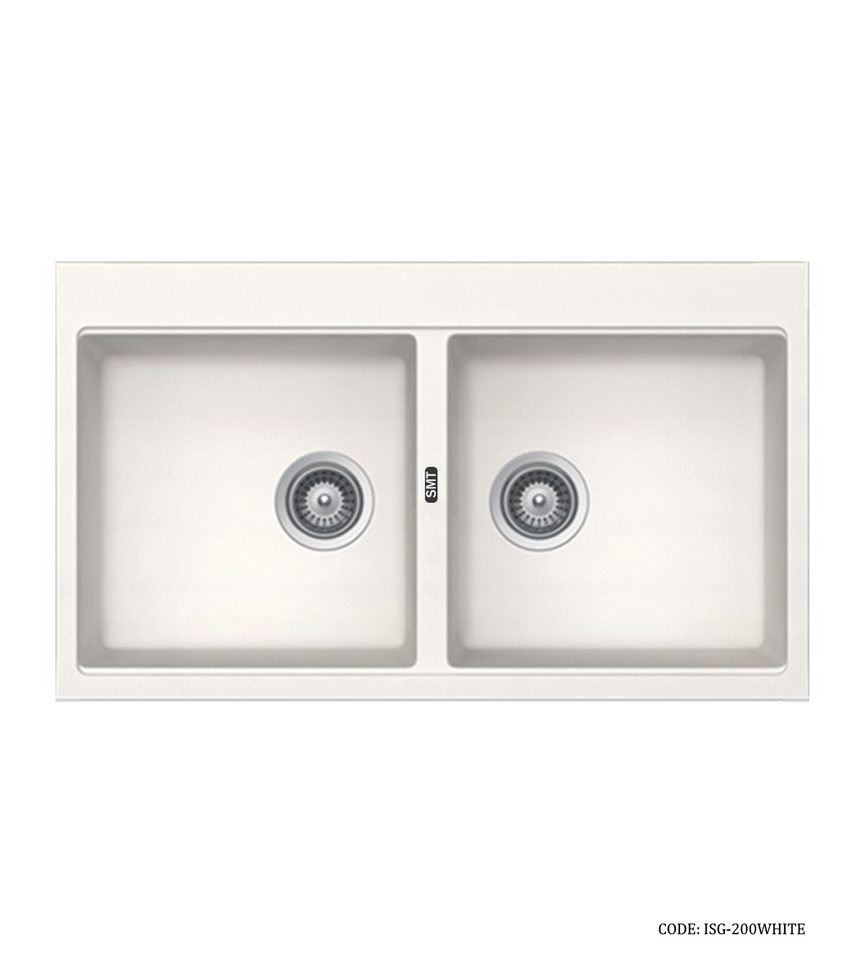 سینک گرانیتی توکار SMT  سفید مدل 200