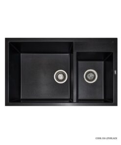 سینک ظرفشویی گرانیتی توکار SMT مشکی مدل 250
