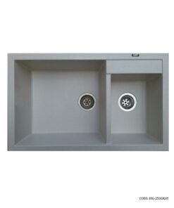 سینک ظرفشویی گرانیتی توکار SMT طوسی مدل 250