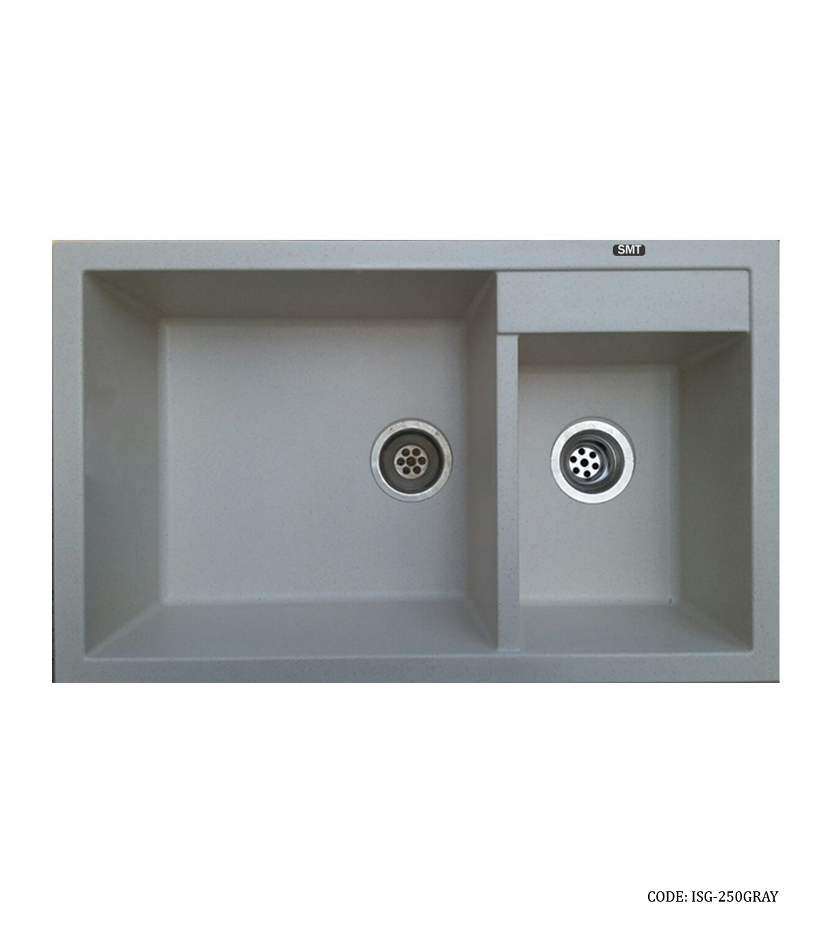 سینک ظرفشویی گرانیتی توکار SMT طوسی مدل 250