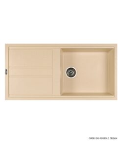 سینک گرانیتی توکار کرم طرحدار SMT  مدل 320