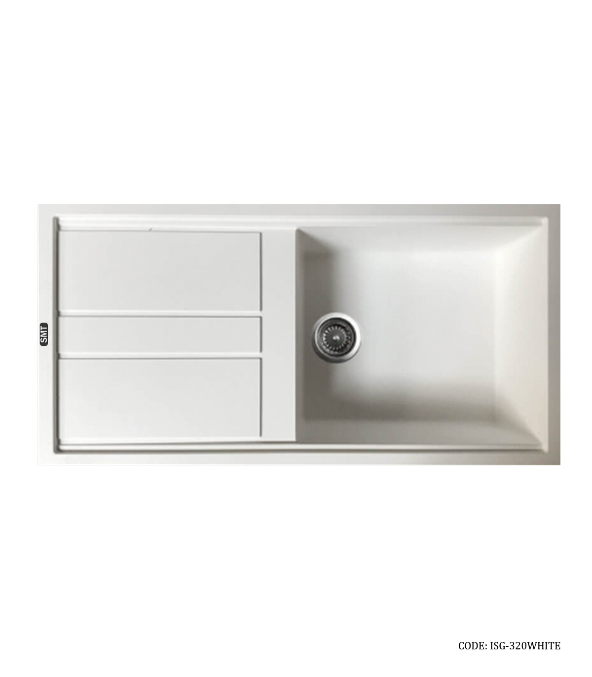 سینک گرانیتی توکار سفید SMT  مدل 320