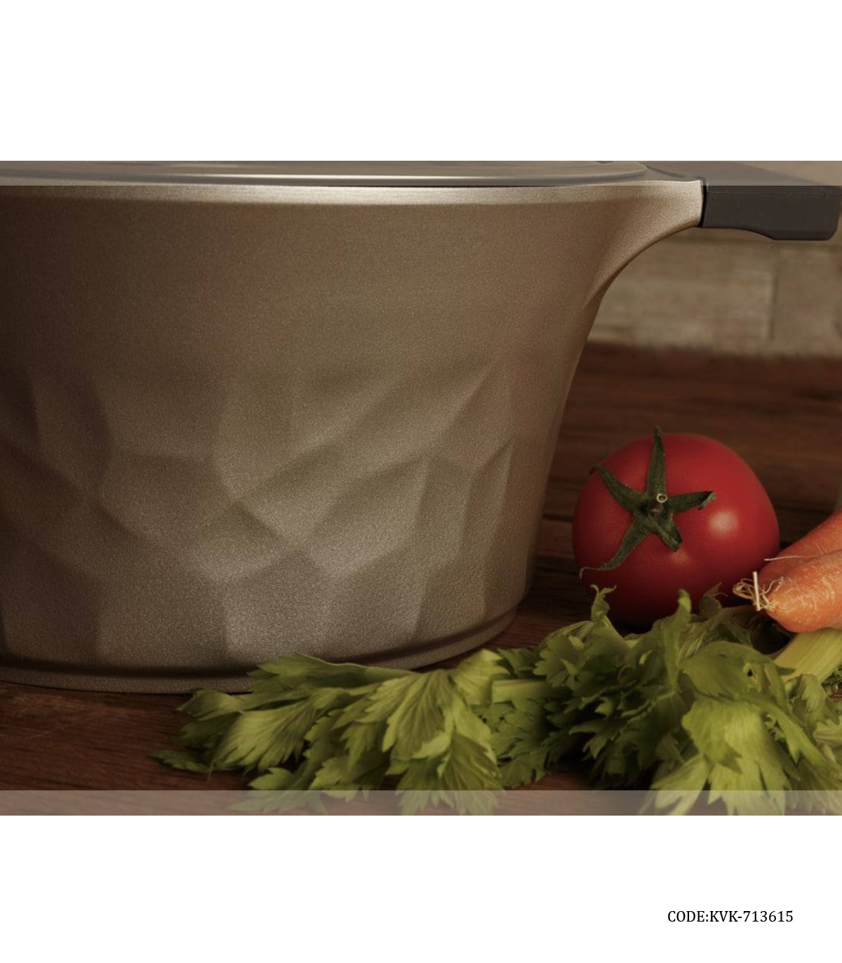 سرویس قابلمه گرانیتی 15 پارچه دودی