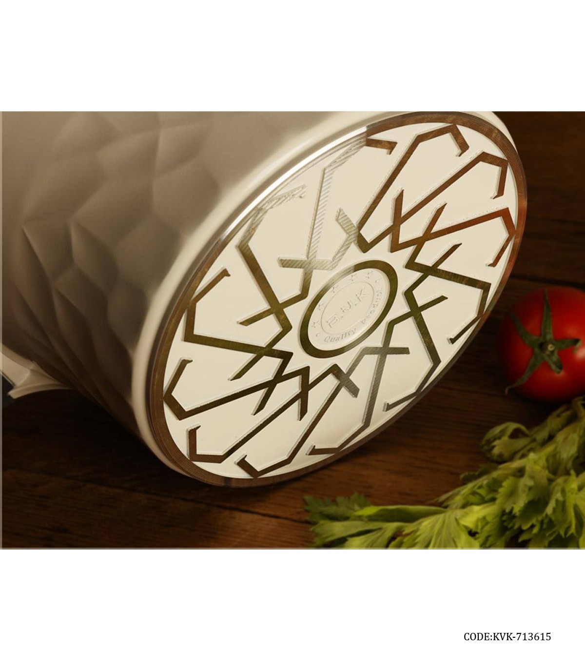 سرویس قابلمه گرانیتی 15 پارچه دودی