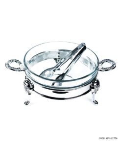 سالادخوری پایه دار  استیل PerfectHome سیلور