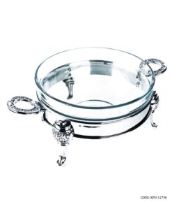 سالادخوری پایه دار  استیل PerfectHome سیلور