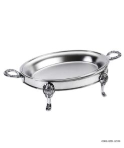 سوفله خوری استیل بیضی PerfectHome رنگ سیلور