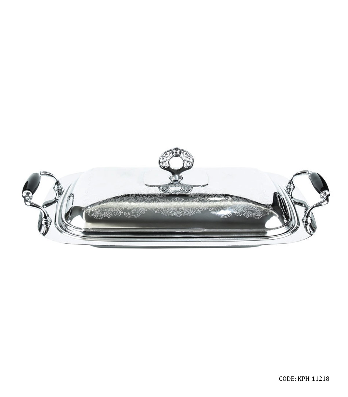 دیس سرو استیل مستطیل PerfectHome سری 11218