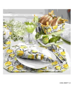 سرویس آشپزخانه رزین تاژ- 20 تکه طرح لیمو