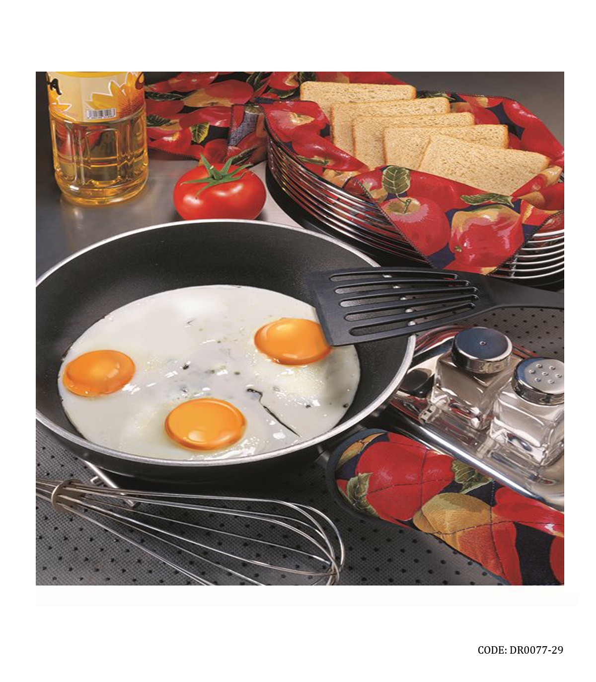 سرویس آشپزخانه پارچه ای 22 تکه طرح سیب