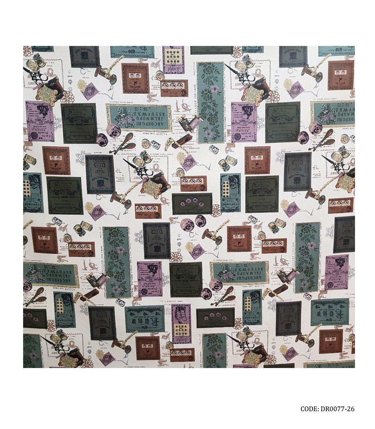 سرویس آشپزخانه پارچه ای 22 تکه طرح نخ و سوزن