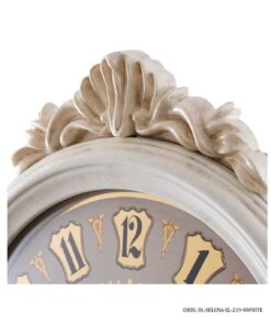 ساعت ایستاده سفید طرح سلنا