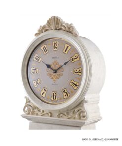 ساعت ایستاده سفید طرح سلنا