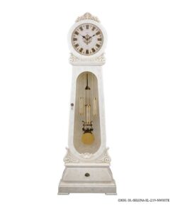 ساعت ایستاده سفید طرح سلنا