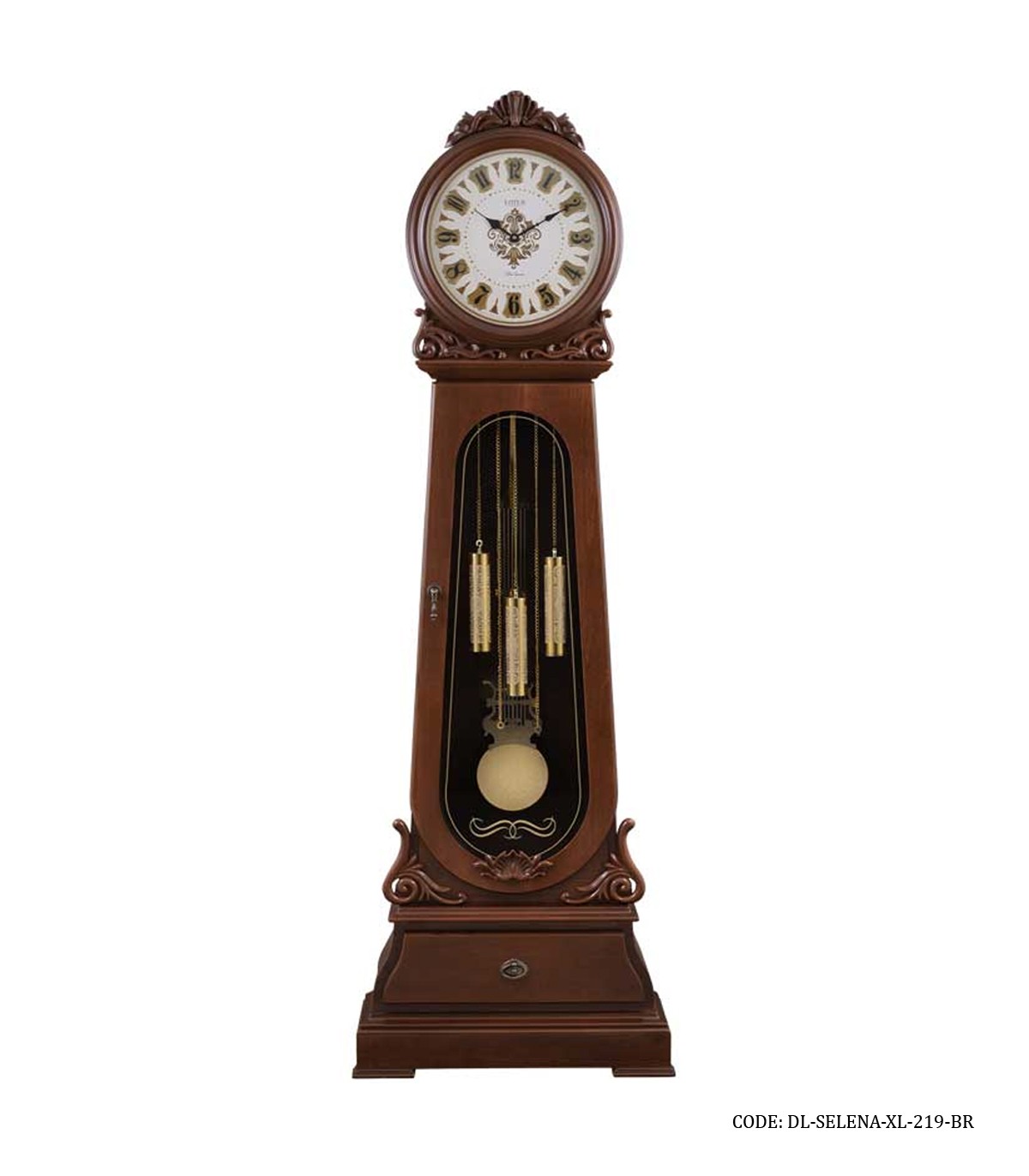 ساعت ایستاده پاندول دار طرح سلنا سونایی