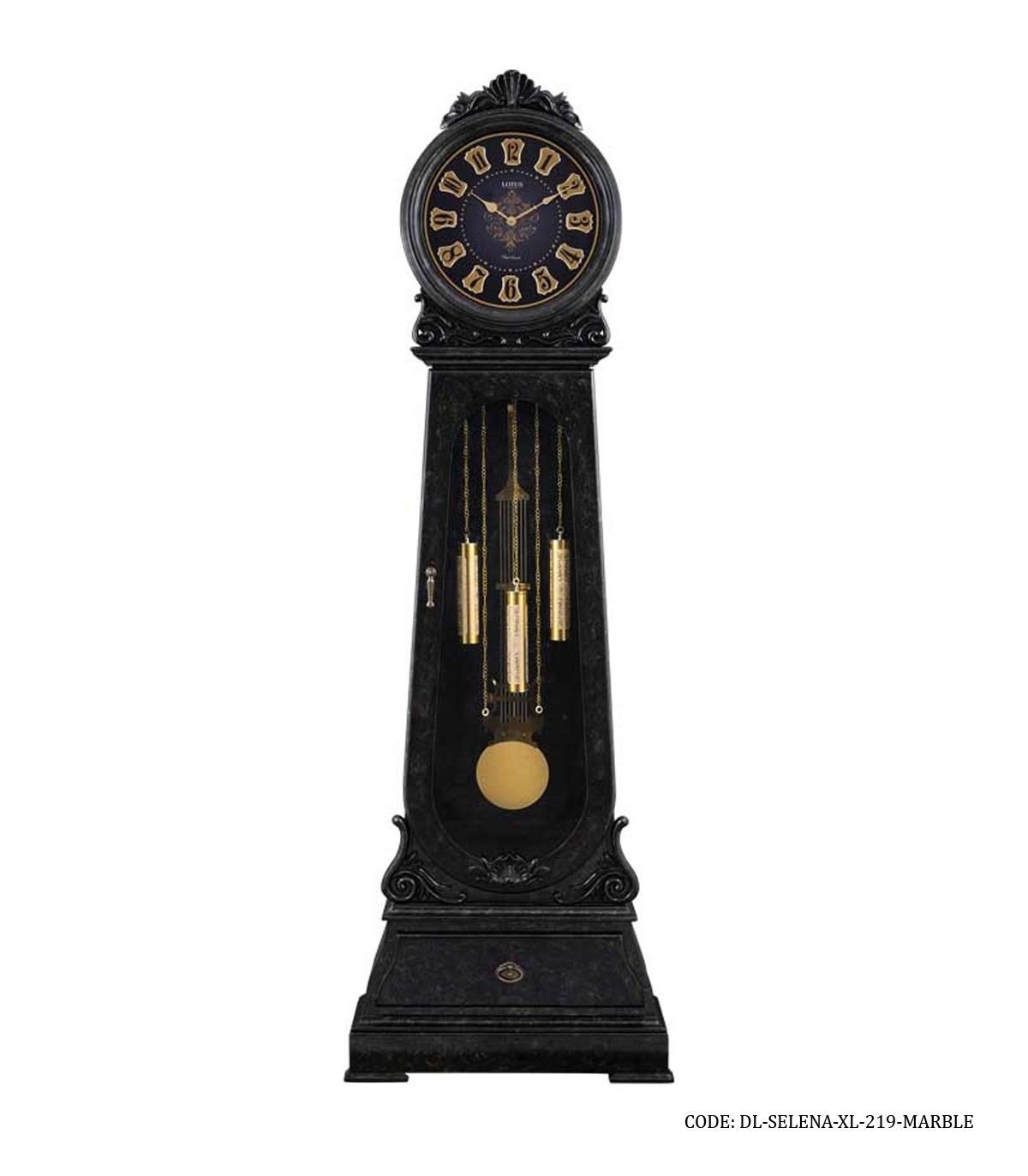 ساعت ایستاده لوتوس مشکی مدل SELENA کد 219