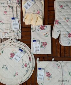 سرویس آشپزخانه پارچه ای 9 تکه طرح کوبلن