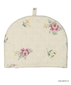 رو قوری پارچه ای رزین تاژ طرح کوبلن