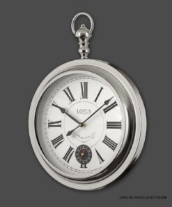 ساعت دیواری قلاب دار مدل JOLIET SILVER