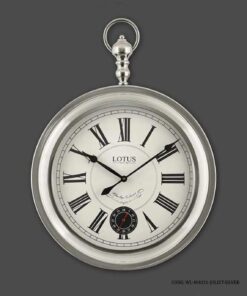 ساعت دیواری قلاب دار مدل JOLIET SILVER