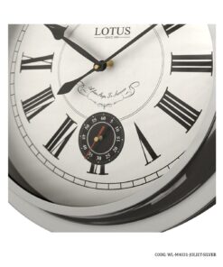 ساعت دیواری قلاب دار مدل JOLIET SILVER