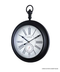 ساعت دیواری قلاب دار مدل JOLIET ANTIQUE رنگ مشکی