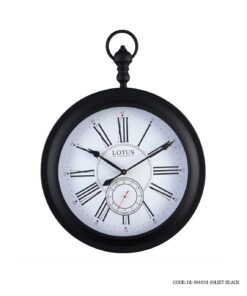 ساعت دیواری قلاب دار مدل JOLIET ANTIQUE رنگ مشکی