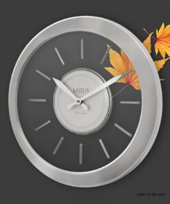 ساعت دیواری مدرن فلزی بدون صفحه مدل SANDRA رنگ سیلور