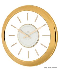 ساعت دیواری مدرن فلزی بدون صفحه مدل SANDRA رنگ گلد