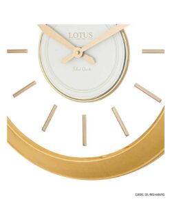 ساعت دیواری مدرن فلزی بدون صفحه مدل SANDRA رنگ گلد