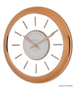 ساعت دیواری مدرن فلزی بدون صفحه مدل SANDRA رنگ رزگلد