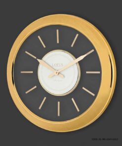 ساعت دیواری مدرن فلزی بدون صفحه مدل SANDRA رنگ گلد