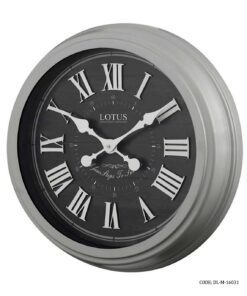 ساعت دیواری فلزی طوسی مدل CORONA کد16031