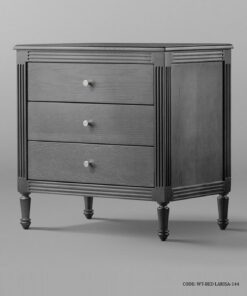 میز پاتختی چوبی سه کشو مدل LARISA