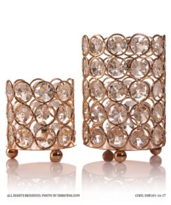 جاشمعی طلایی طرح استوانه