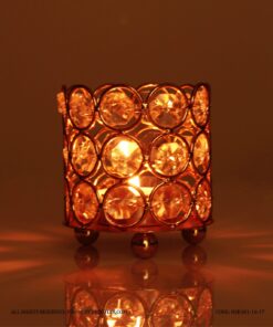 جاشمعی طلایی طرح استوانه