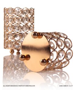 جاشمعی طلایی طرح استوانه