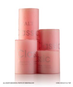 شمع استوانه ای 4 عددی قطر 5 سانت رنگ صورتی