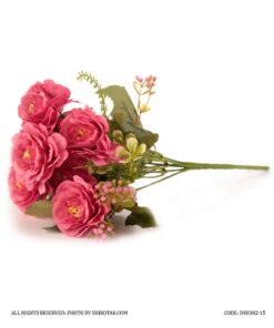 دسته گل مصنوعی قرمز مدل 382-5