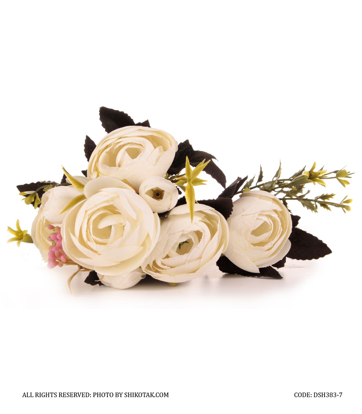 دسته گل مصنوعی پائونیا مدل 383-7